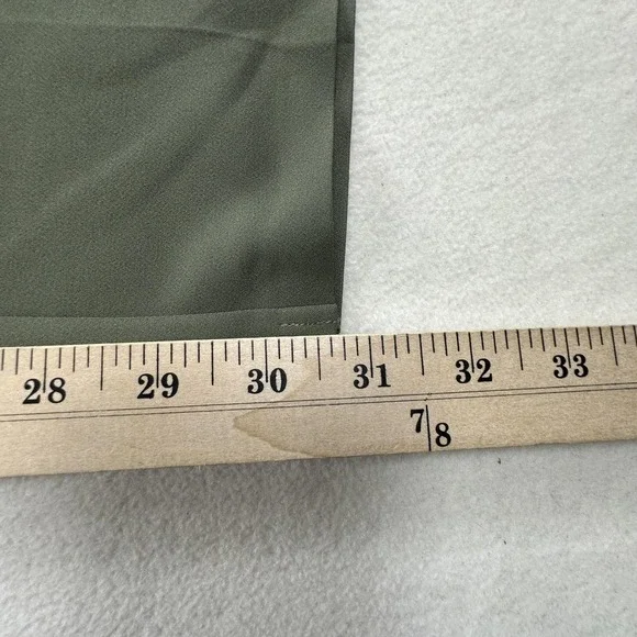 Athleta Pants Womens 8 Tall Olive Green Endless High Rise Straight Leg Stretch - Picture 10 of 12